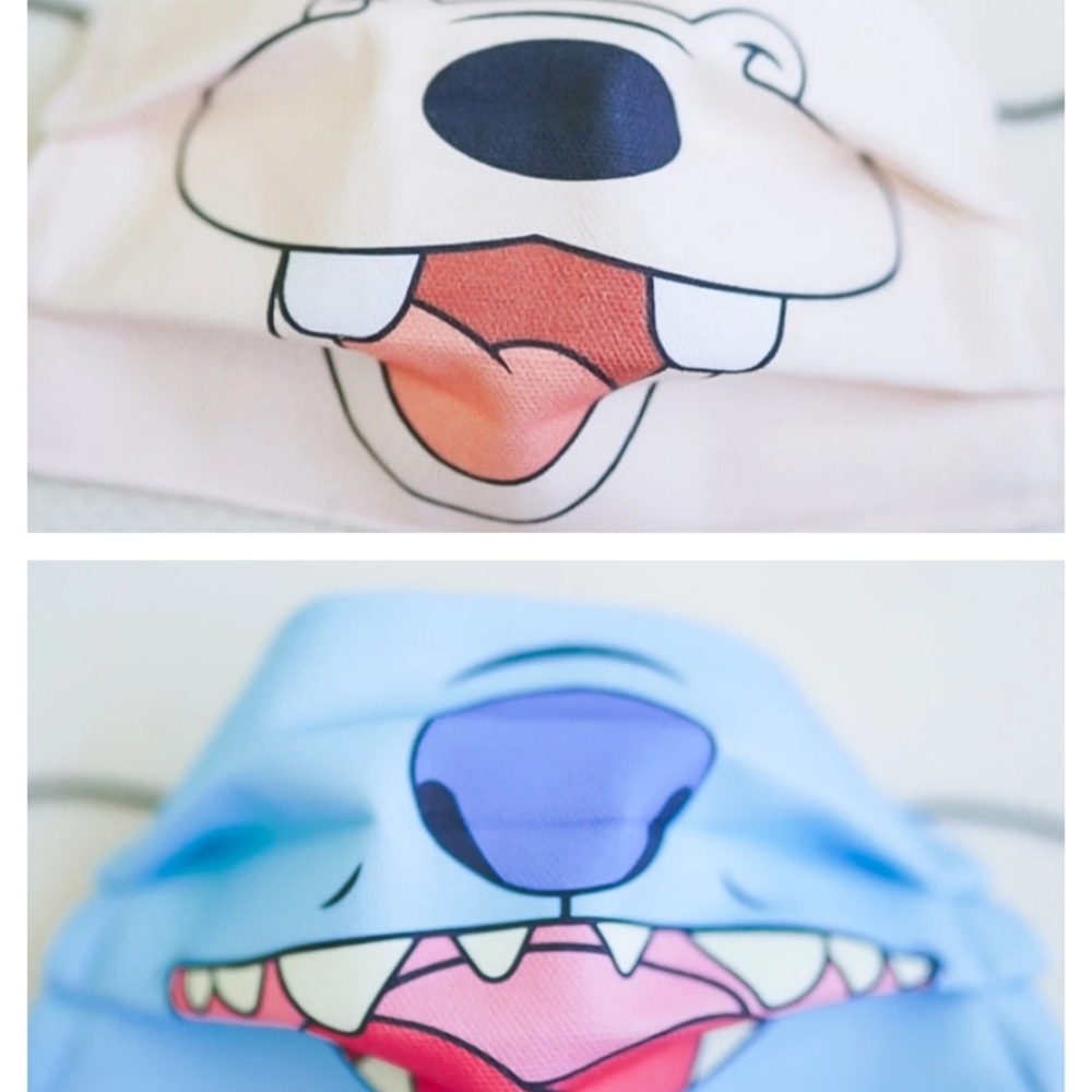 Goofy & Stitch Face Mask Kits U make the face mask